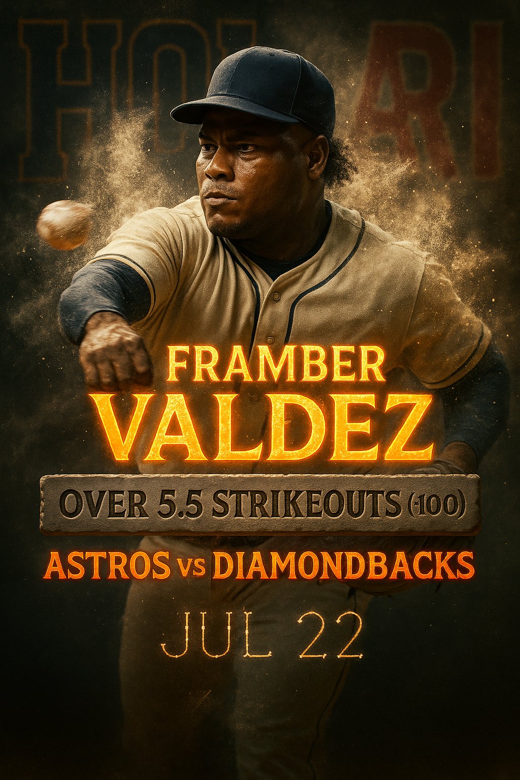 AI-generated detailed analysis visual for Framber Valdez showing key statistics and insights