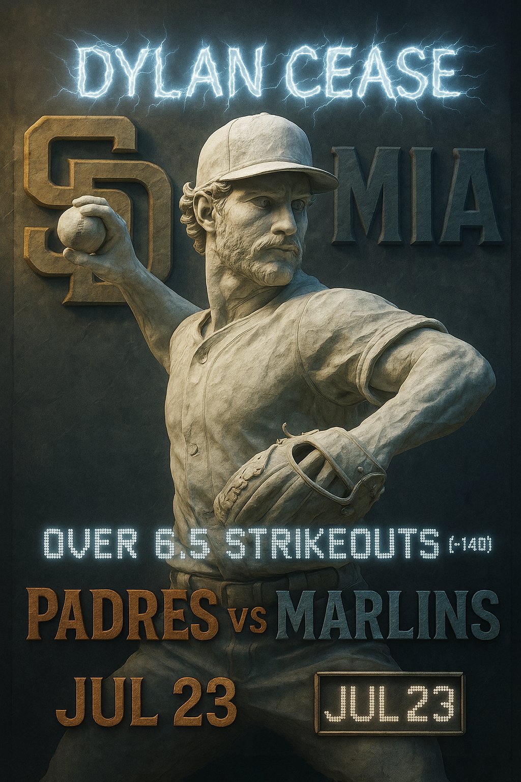 AI-generated detailed analysis visual for Dylan Cease showing key statistics and insights