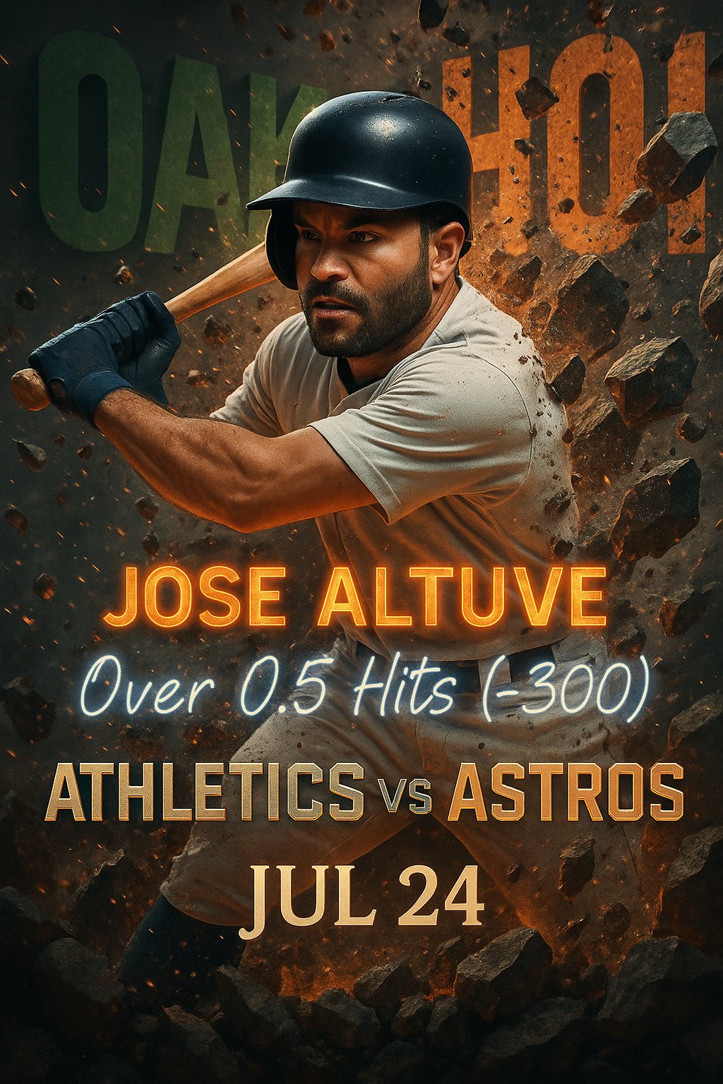 AI-generated detailed analysis visual for Jose Altuve showing key statistics and insights