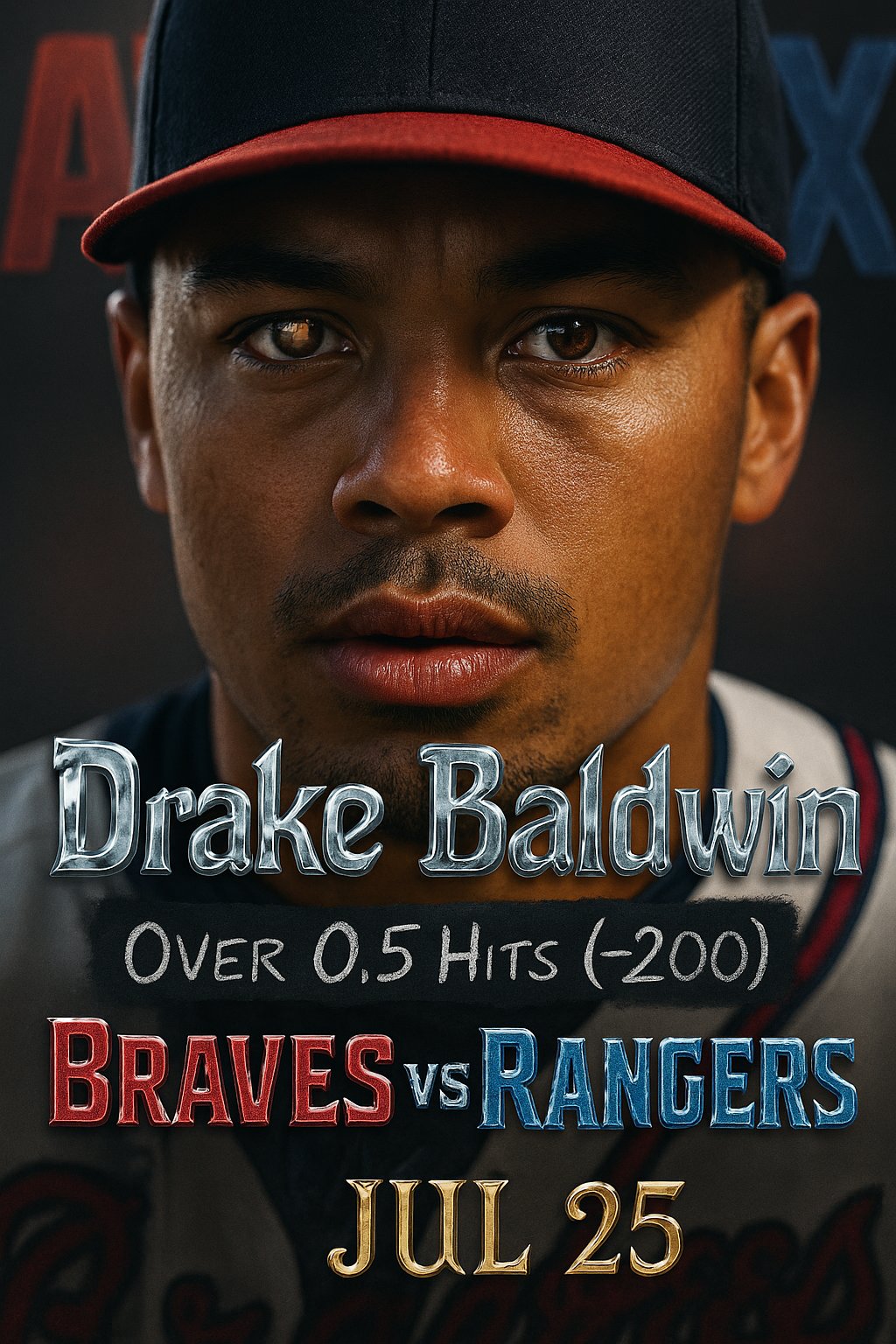 AI-generated detailed analysis visual for Drake Baldwin showing key statistics and insights