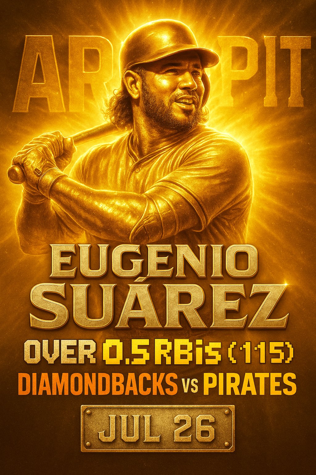 AI-generated detailed analysis visual for Eugenio Suárez showing key statistics and insights