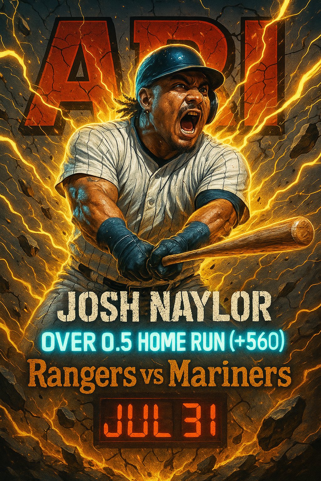 AI-generated detailed analysis visual for Josh Naylor showing key statistics and insights
