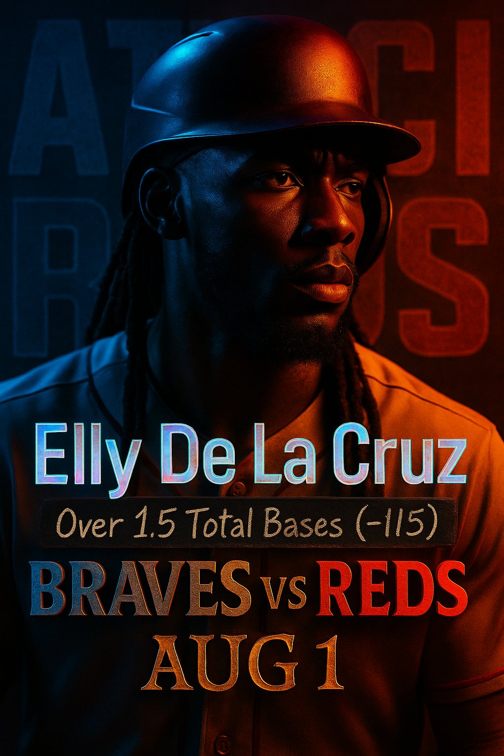 AI-generated detailed analysis visual for Elly De La Cruz showing key statistics and insights