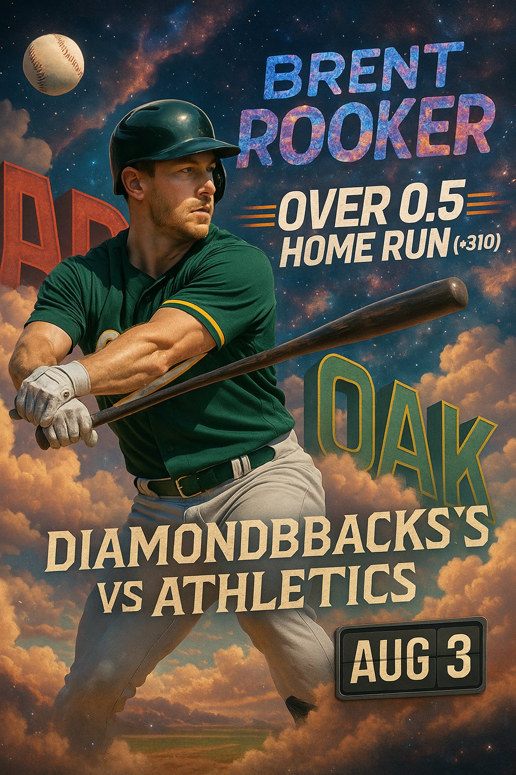 AI-generated detailed analysis visual for Brent Rooker showing key statistics and insights