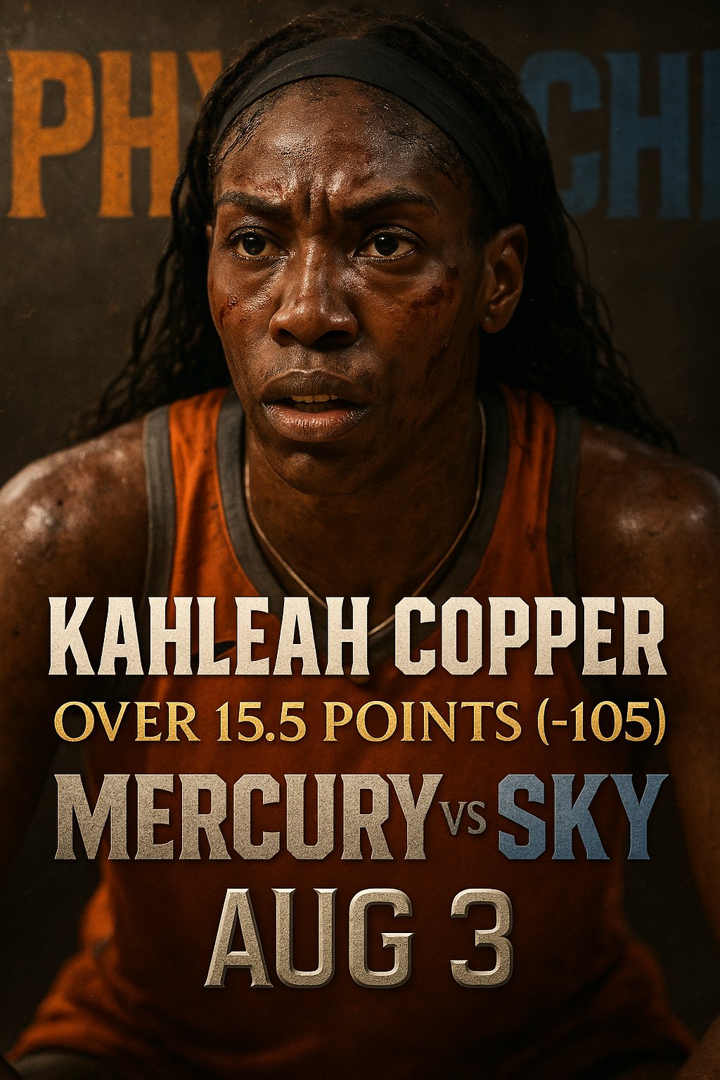 AI-generated detailed analysis visual for Kahleah Copper showing key statistics and insights