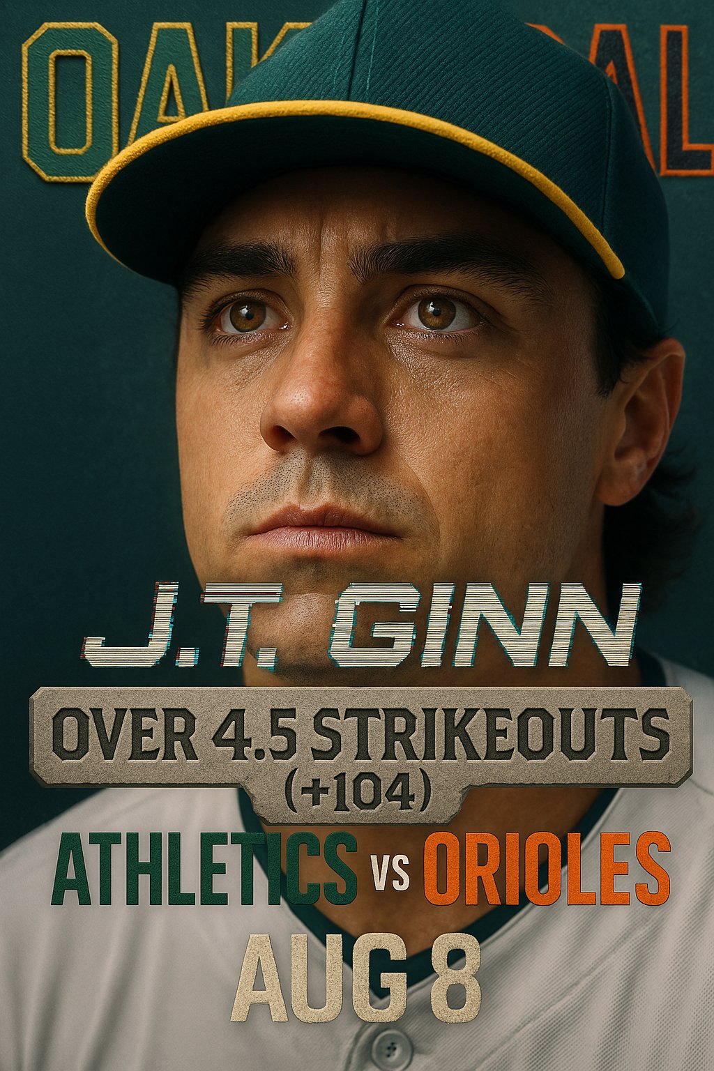 AI-generated detailed analysis visual for J.T. Ginn showing key statistics and insights