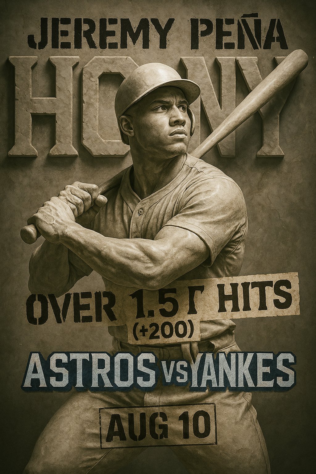 AI-generated detailed analysis visual for Jeremy Pena showing key statistics and insights