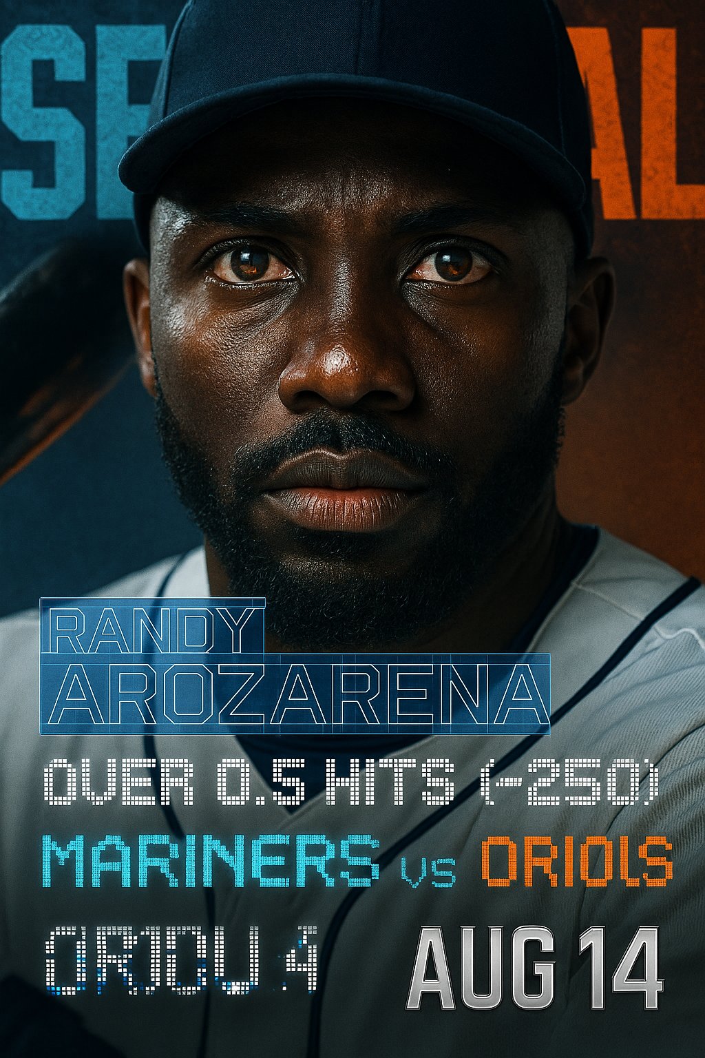 AI-generated detailed analysis visual for Randy Arozarena showing key statistics and insights