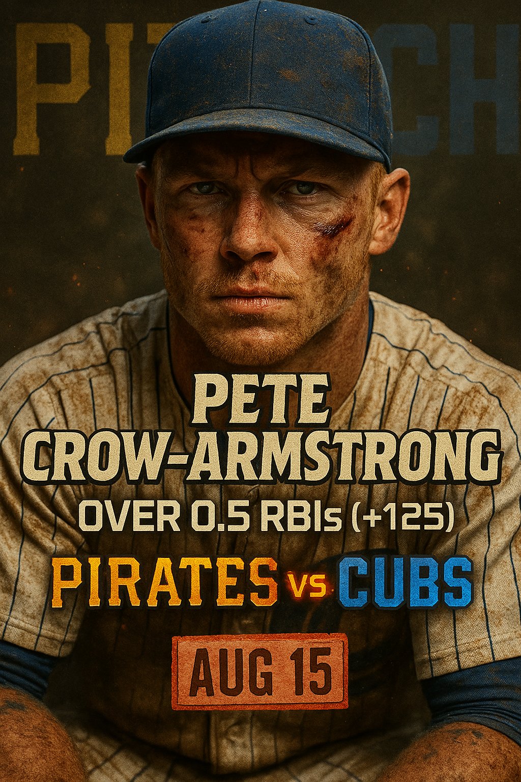 AI-generated detailed analysis visual for Pete Crow-Armstrong showing key statistics and insights