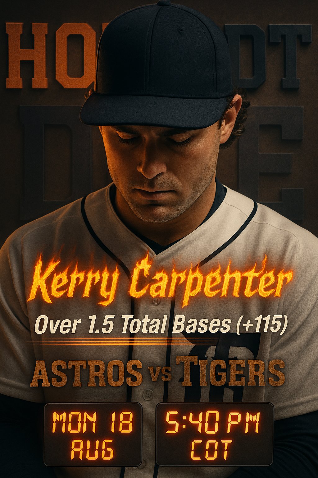 AI-generated detailed analysis visual for Kerry Carpenter showing key statistics and insights