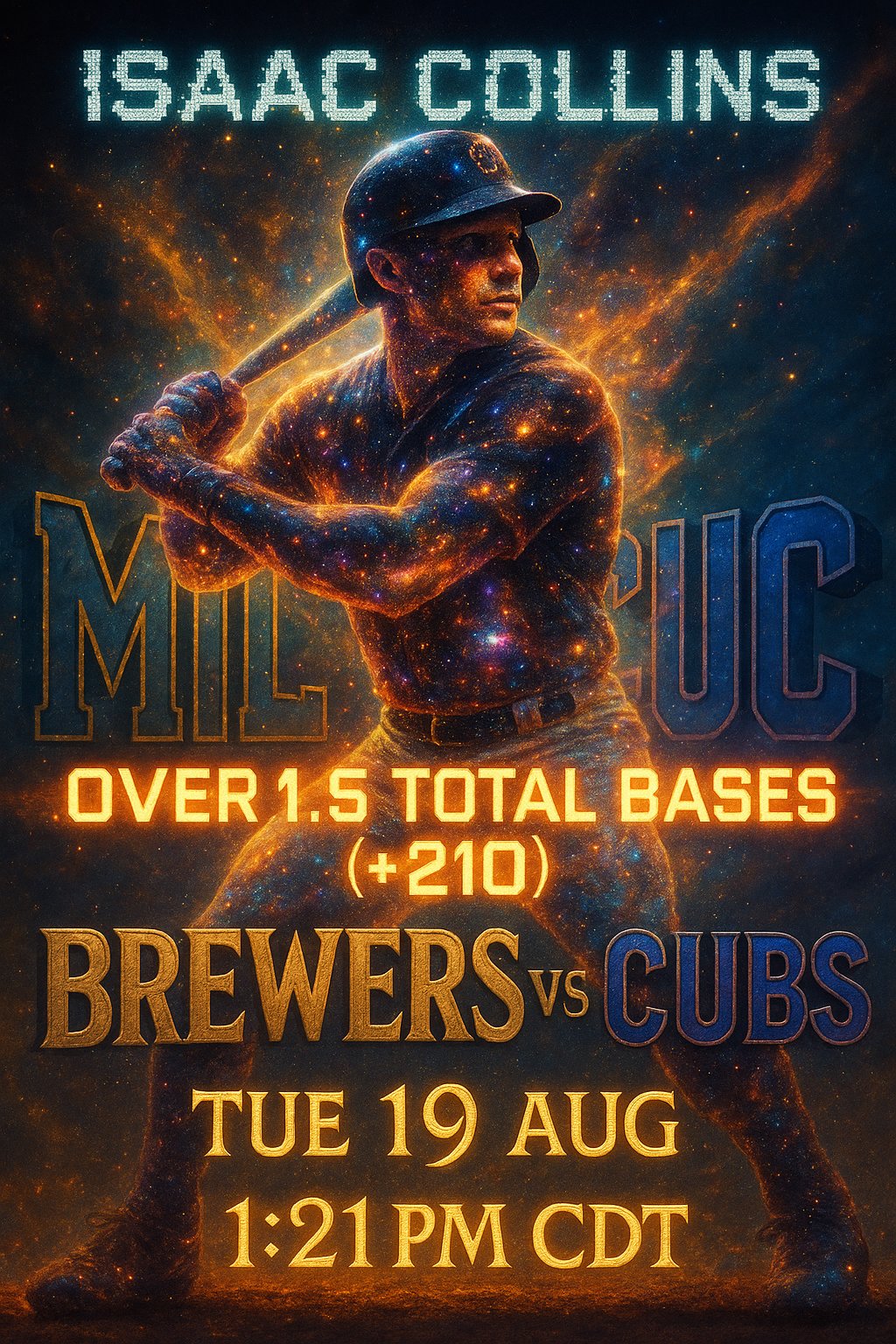 AI-generated detailed analysis visual for Isaac Collins showing key statistics and insights