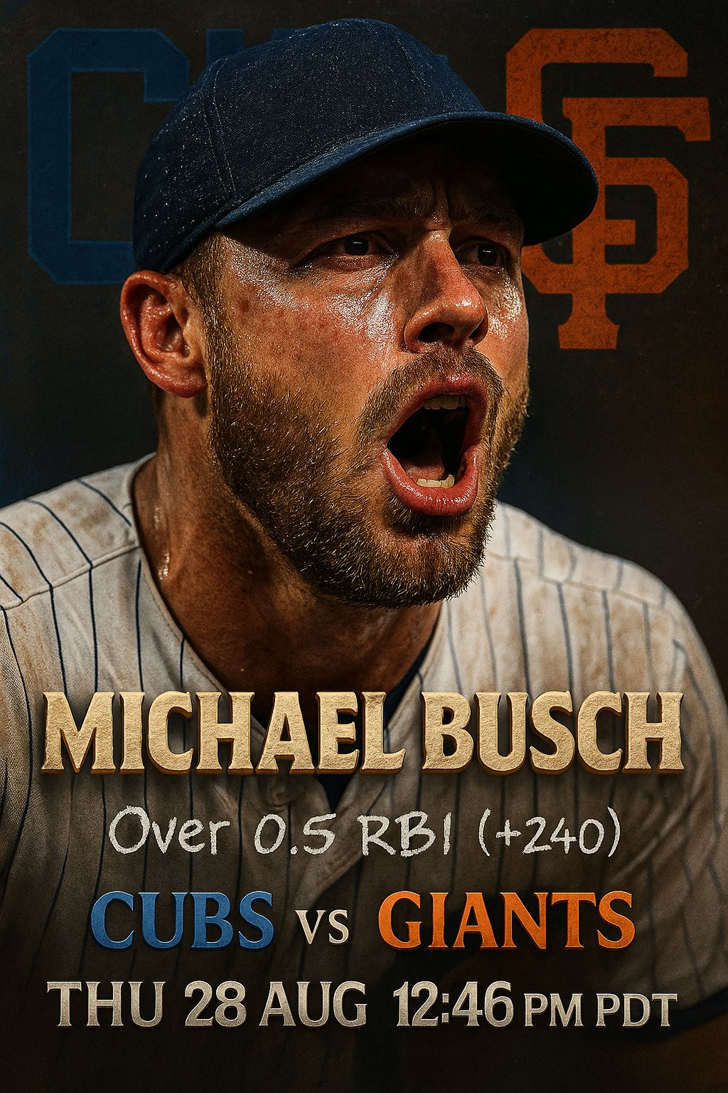 AI-generated detailed analysis visual for Michael Busch showing key statistics and insights