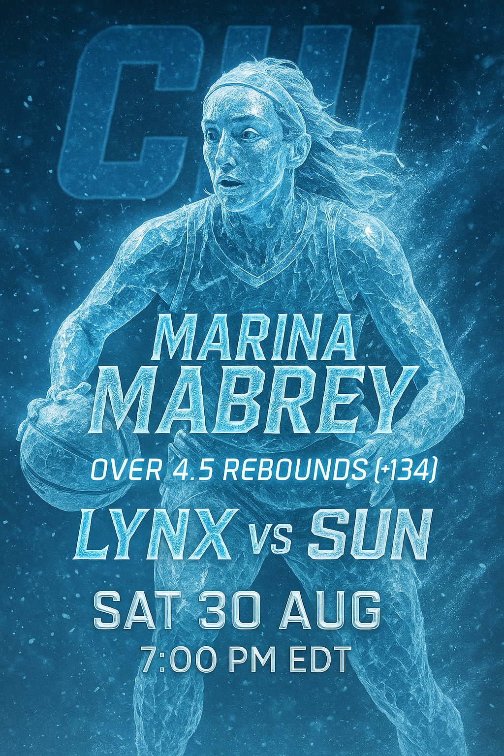 AI-generated detailed analysis visual for Marina Mabrey showing key statistics and insights