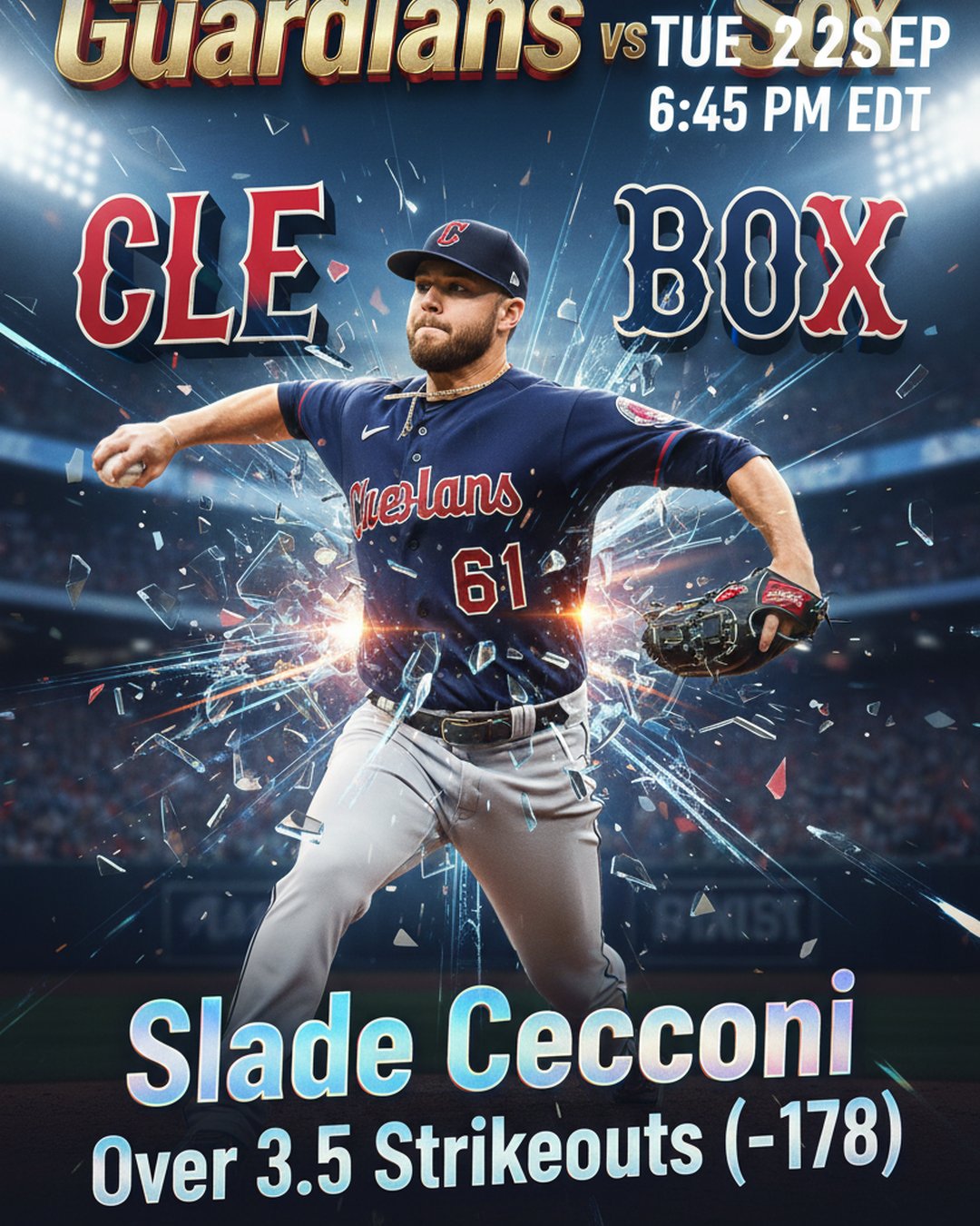 AI-generated detailed analysis visual for Slade Cecconi showing key statistics and insights