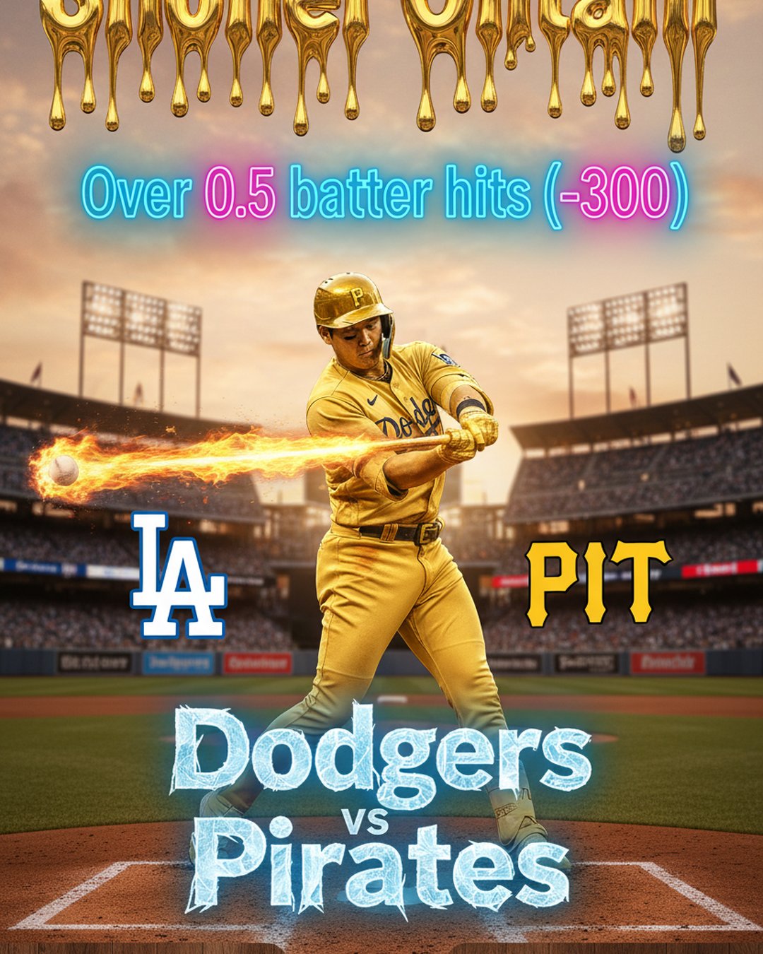 AI-generated detailed analysis visual for Shohei Ohtani showing key statistics and insights