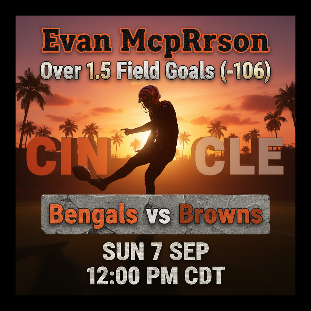 AI-generated detailed analysis visual for Evan McPherson showing key statistics and insights