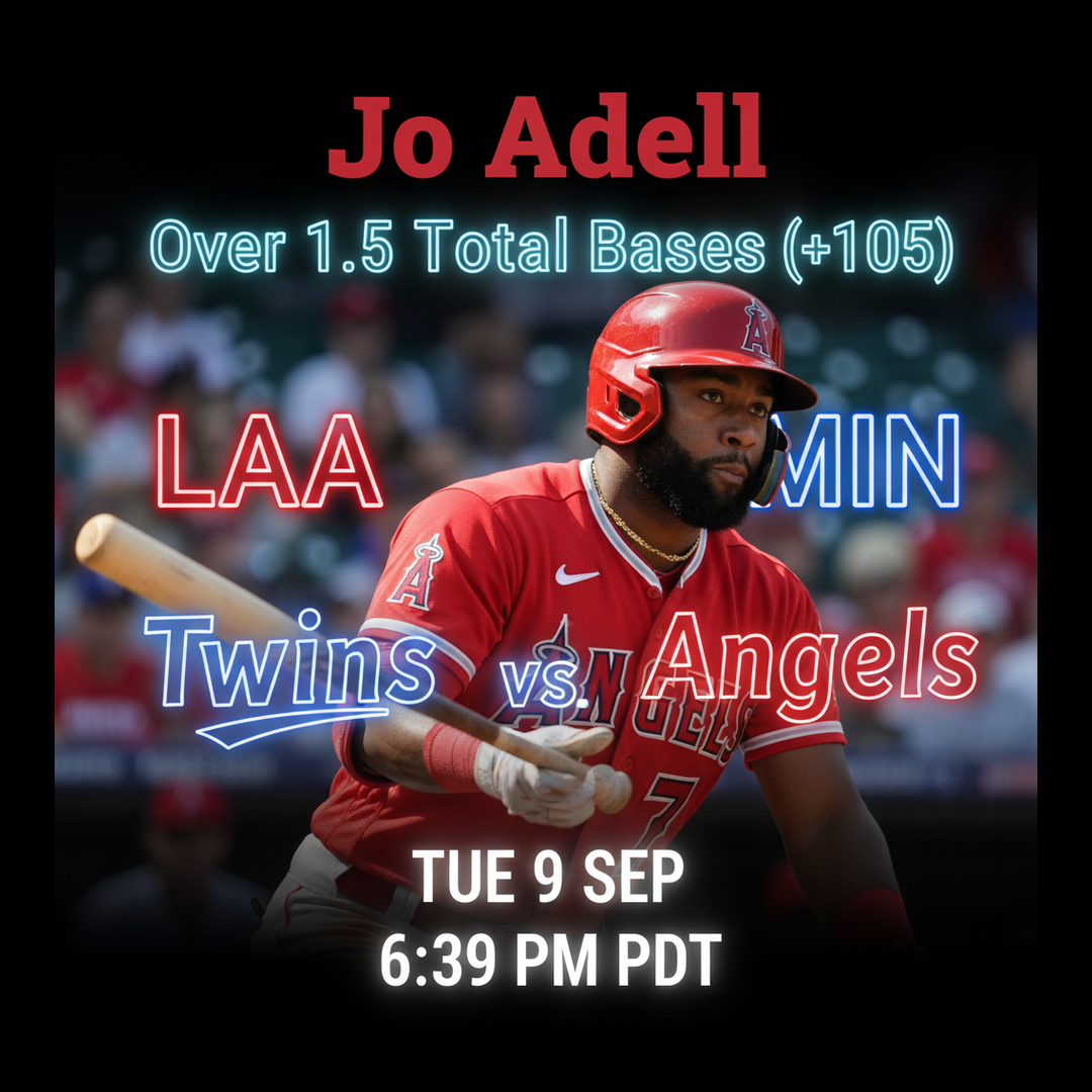 AI-generated detailed analysis visual for Jo Adell showing key statistics and insights