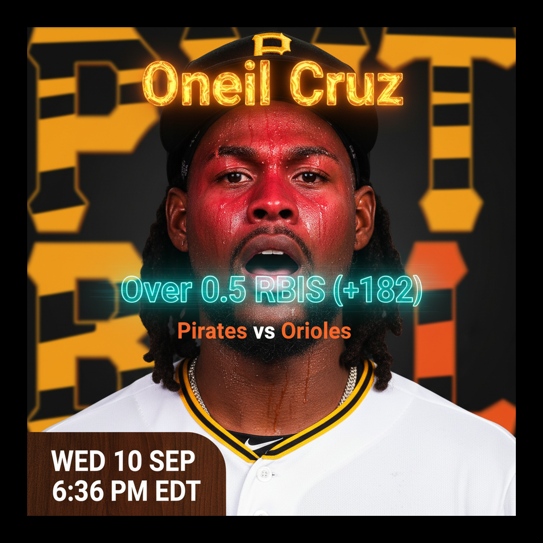 AI-generated detailed analysis visual for Oneil Cruz showing key statistics and insights