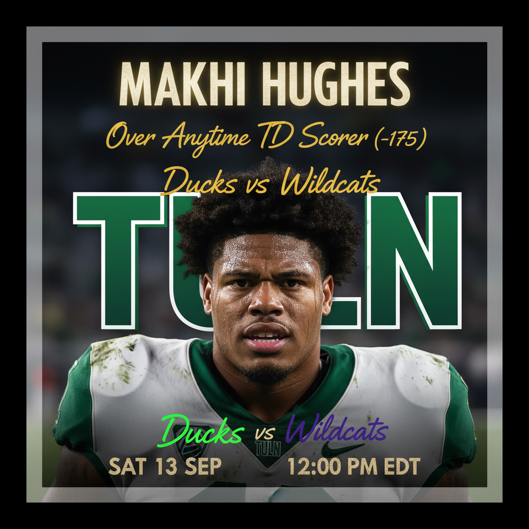 AI-generated detailed analysis visual for Makhi Hughes showing key statistics and insights