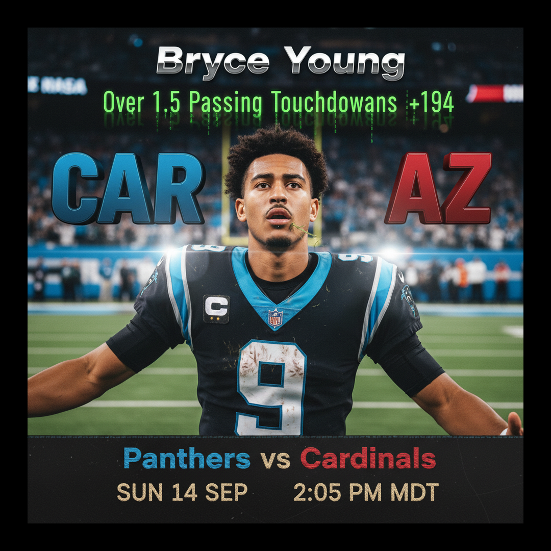 AI-generated detailed analysis visual for Bryce Young showing key statistics and insights