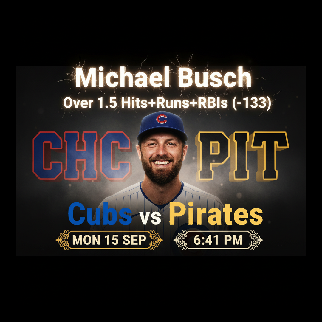 AI-generated detailed analysis visual for Michael Busch showing key statistics and insights