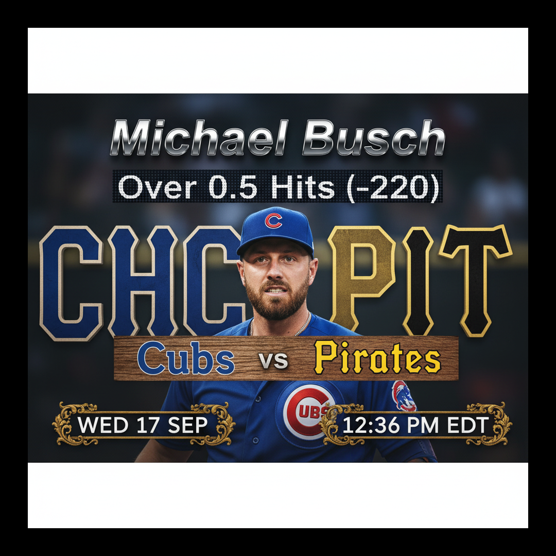 AI-generated detailed analysis visual for Michael Busch showing key statistics and insights