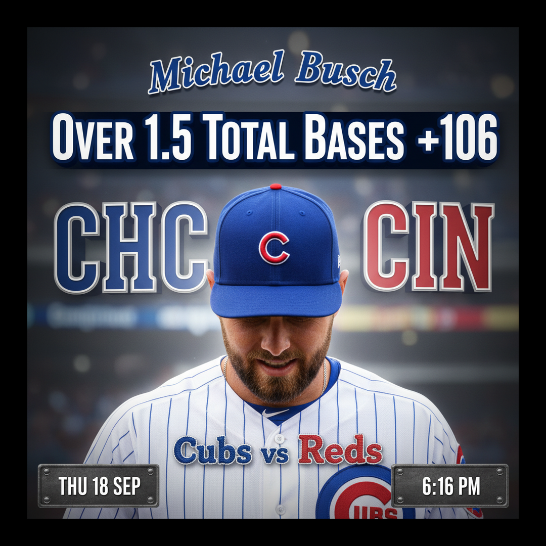 AI-generated detailed analysis visual for Michael Busch showing key statistics and insights