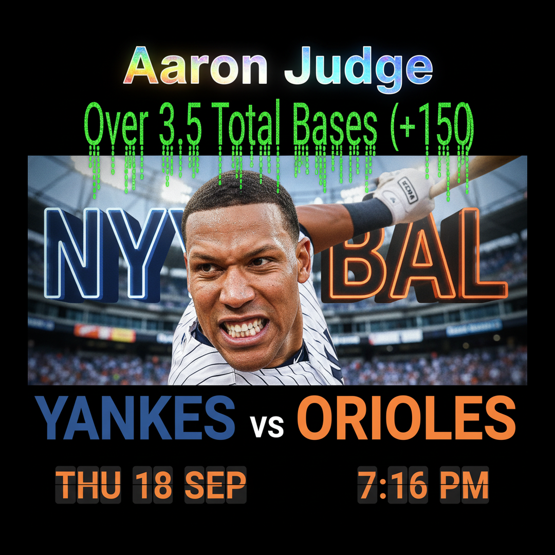 AI-generated detailed analysis visual for Aaron Judge showing key statistics and insights