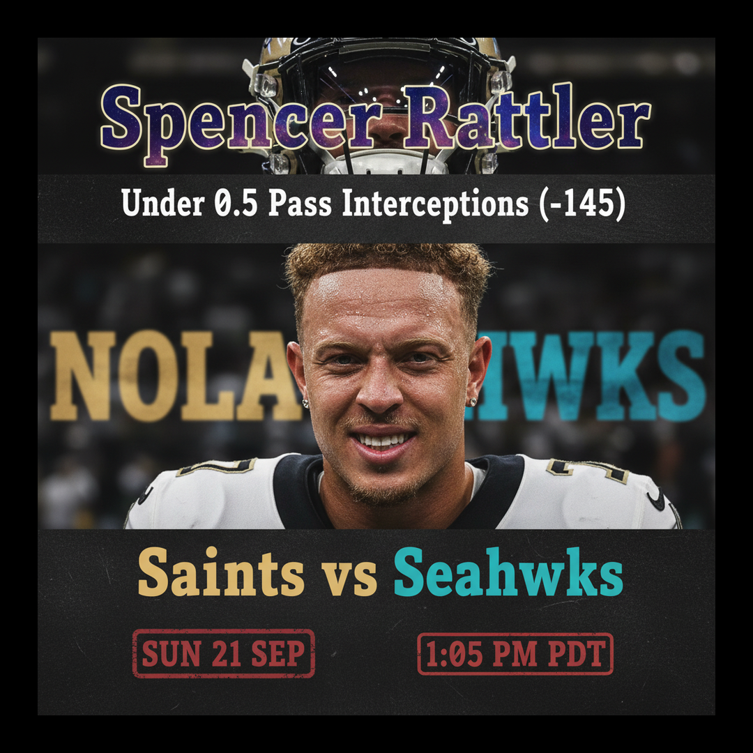 AI-generated detailed analysis visual for Spencer Rattler showing key statistics and insights