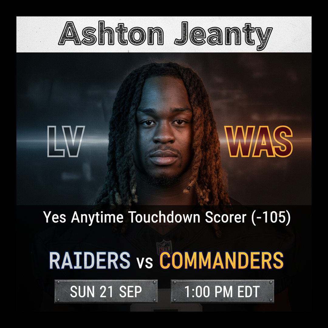 AI-generated detailed analysis visual for Ashton Jeanty showing key statistics and insights