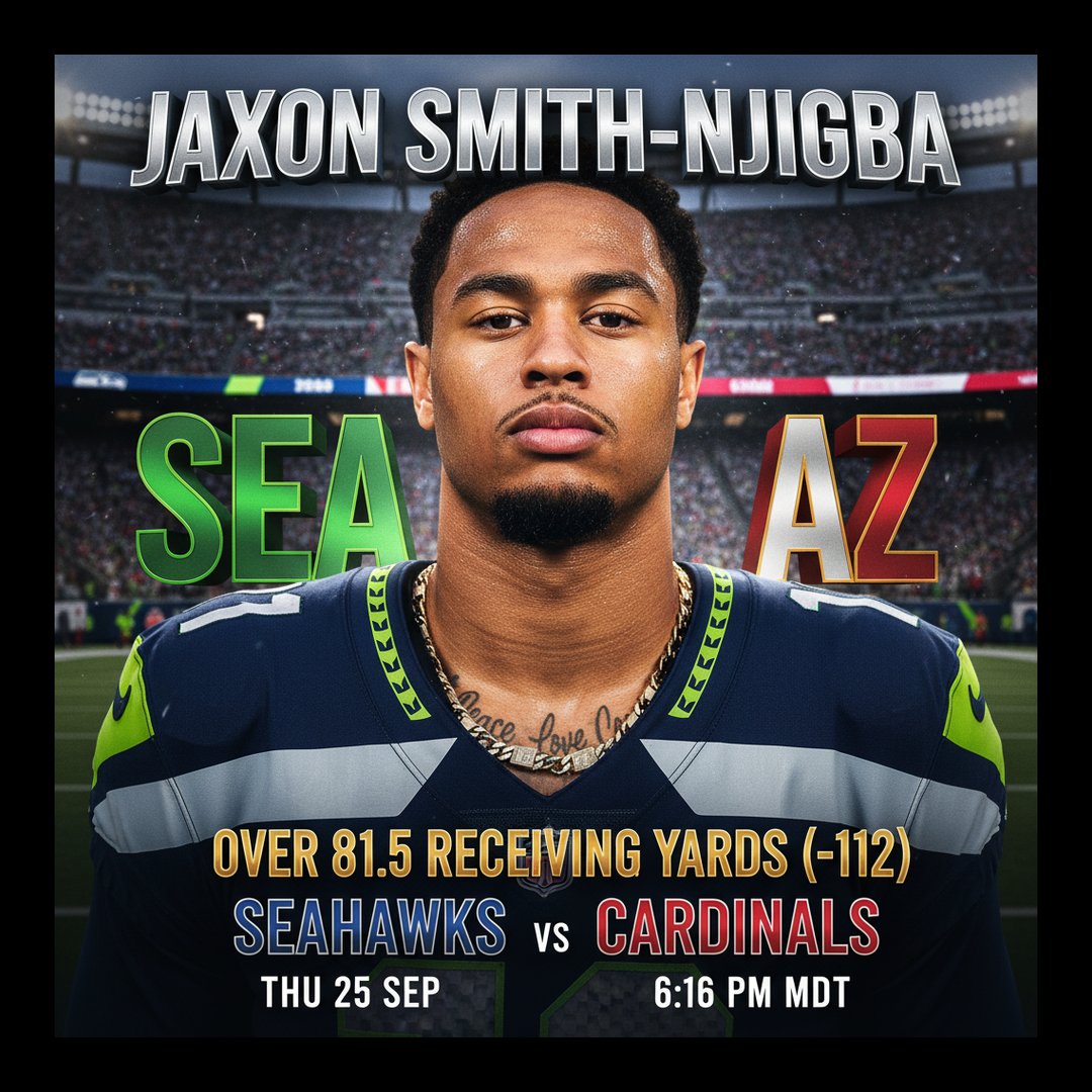 AI-generated detailed analysis visual for Jaxon Smith-Njigba showing key statistics and insights