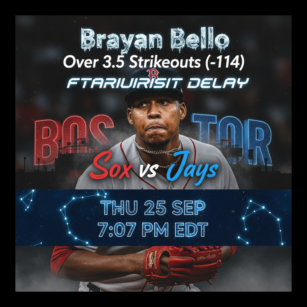 AI-generated detailed analysis visual for Brayan Bello showing key statistics and insights