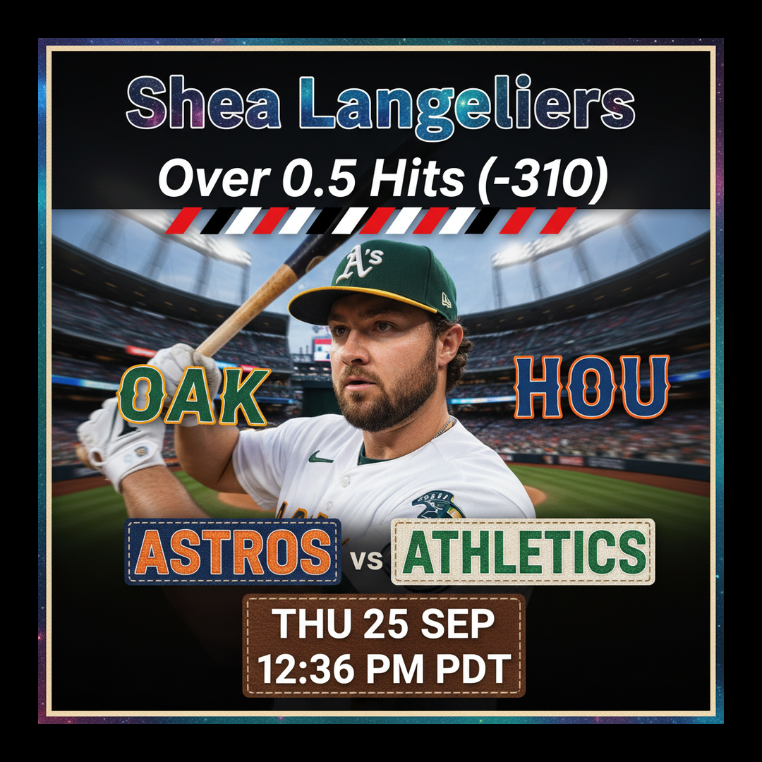 AI-generated detailed analysis visual for Shea Langeliers showing key statistics and insights