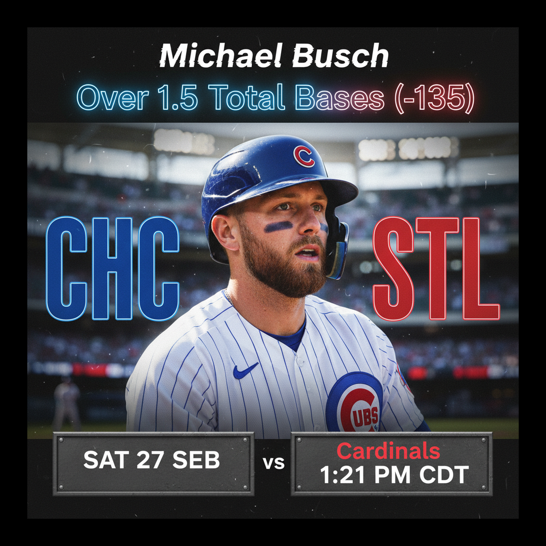 AI-generated detailed analysis visual for Michael Busch showing key statistics and insights