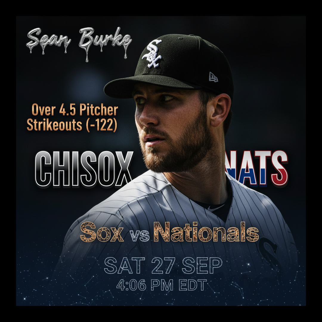 AI-generated detailed analysis visual for Sean Burke showing key statistics and insights