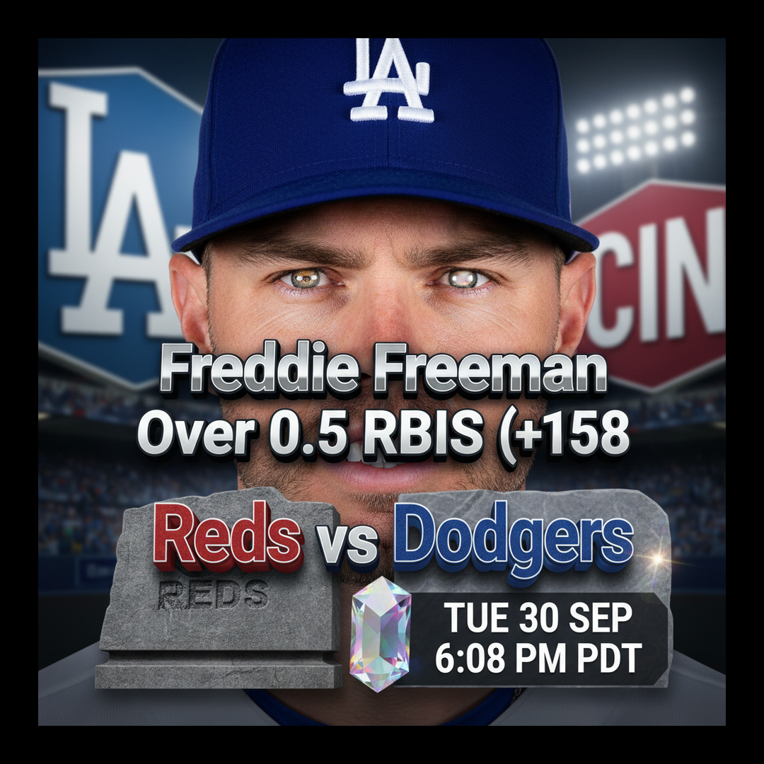 AI-generated detailed analysis visual for Freddie Freeman showing key statistics and insights