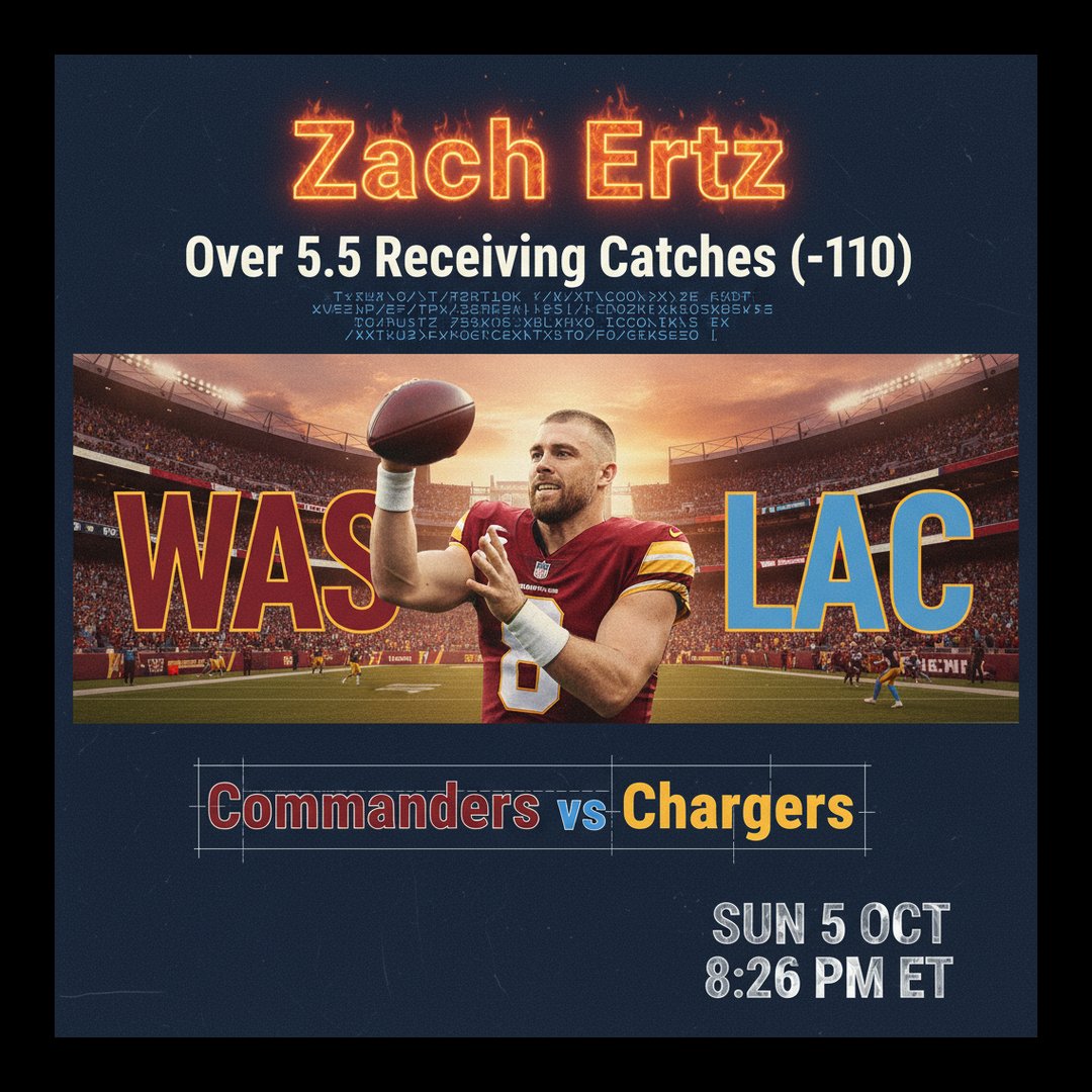 AI-generated detailed analysis visual for Zach Ertz showing key statistics and insights