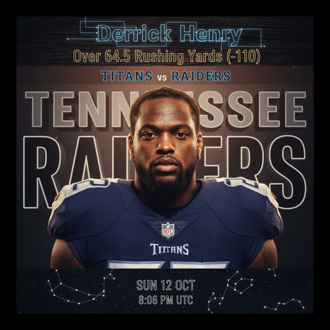 AI-generated detailed analysis visual for Derrick Henry showing key statistics and insights