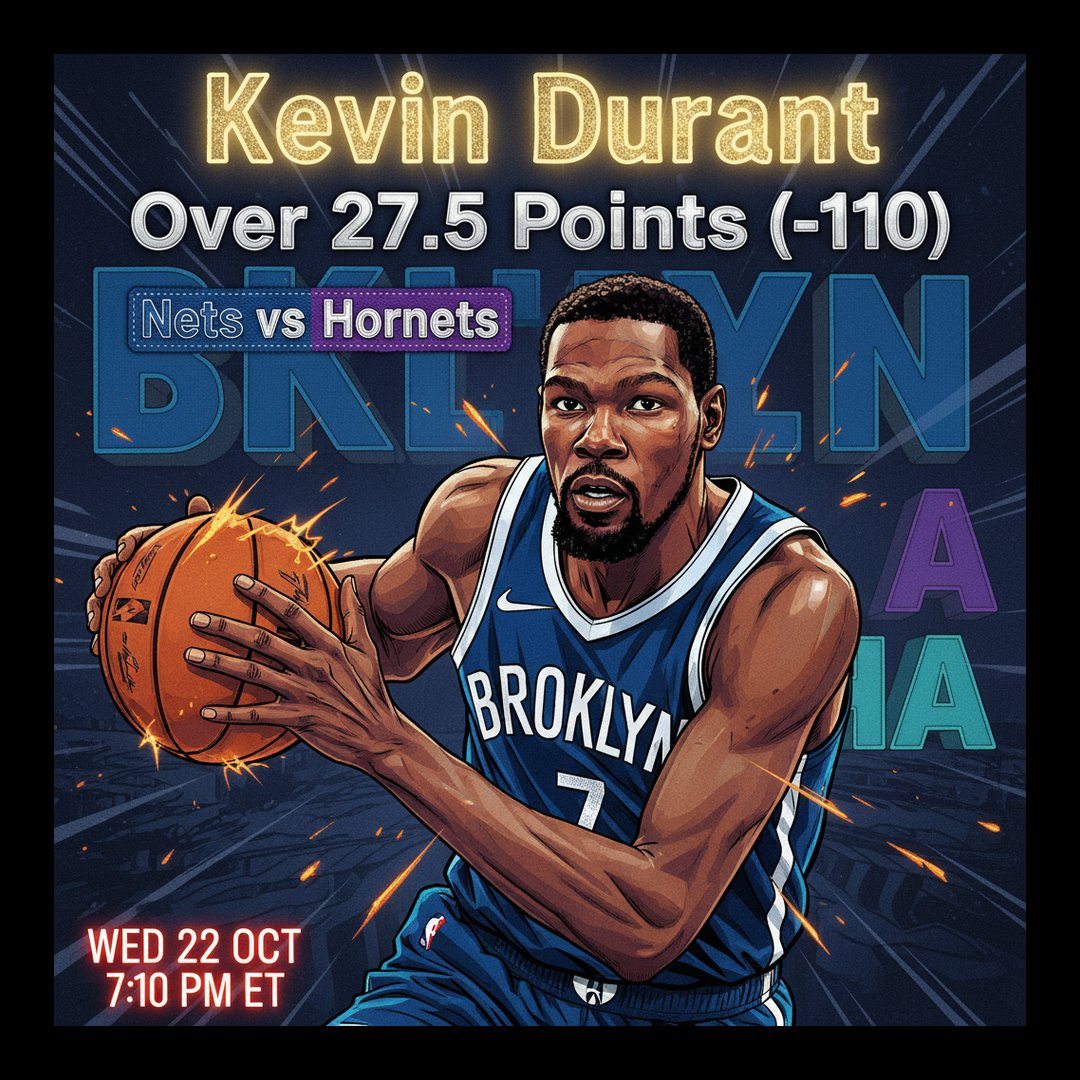 AI-generated detailed analysis visual for Kevin Durant showing key statistics and insights
