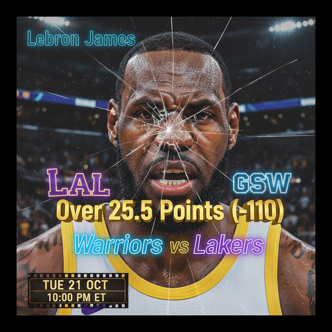 AI-generated detailed analysis visual for LeBron James showing key statistics and insights