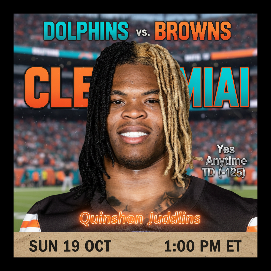 AI-generated detailed analysis visual for Quinshon Judkins showing key statistics and insights