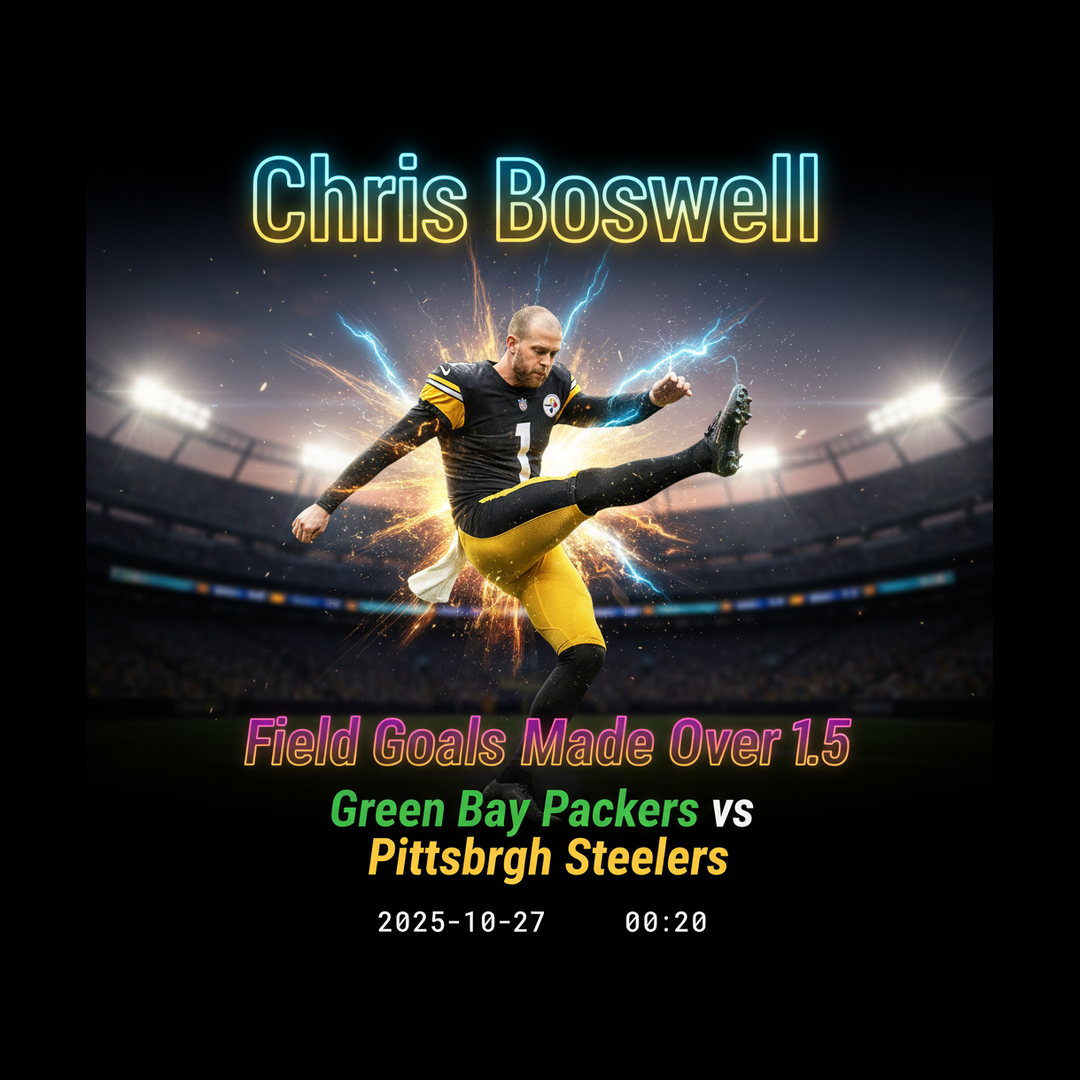 AI-generated detailed analysis visual for Chris Boswell showing key statistics and insights