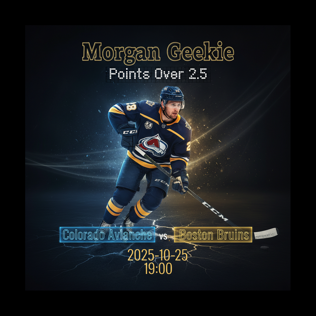 AI-generated detailed analysis visual for Morgan Geekie showing key statistics and insights