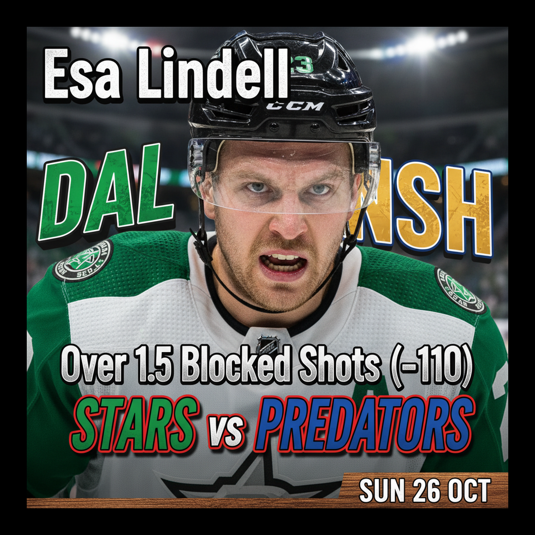 AI-generated detailed analysis visual for Esa Lindell showing key statistics and insights