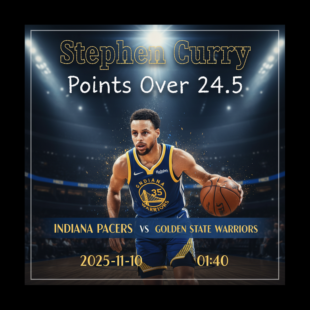 AI-generated detailed analysis visual for Stephen Curry showing key statistics and insights