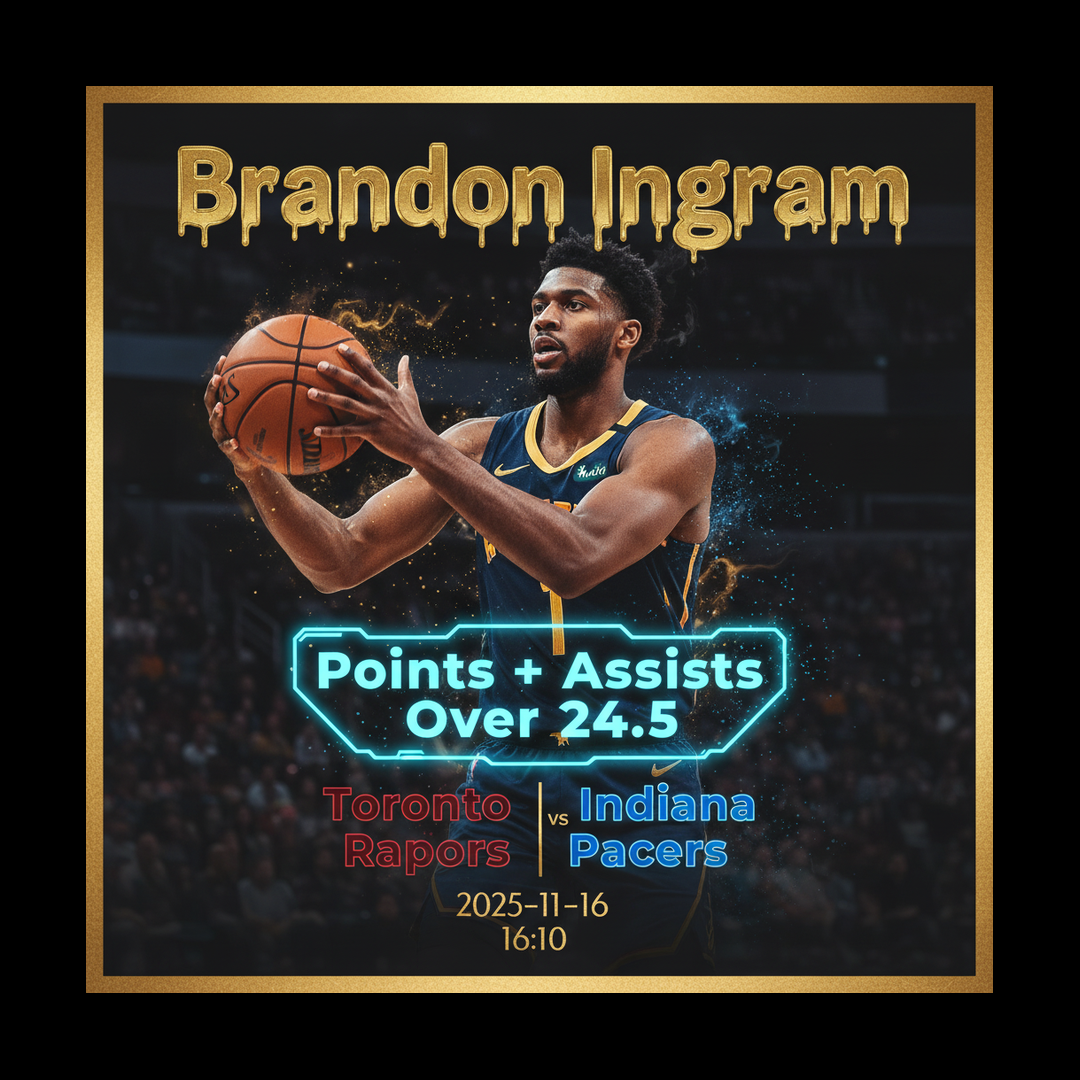 AI-generated detailed analysis visual for Brandon Ingram showing key statistics and insights