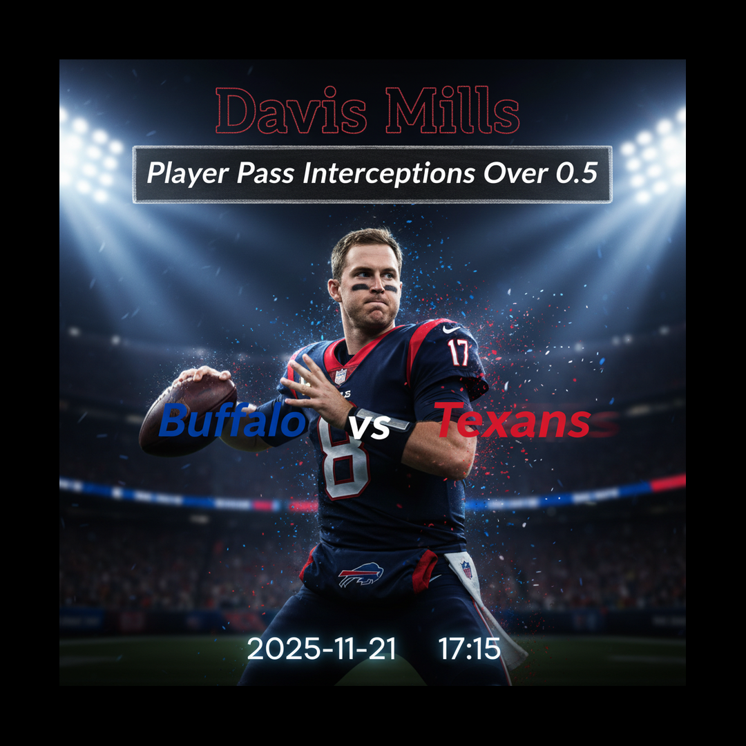 AI-generated detailed analysis visual for Davis Mills showing key statistics and insights