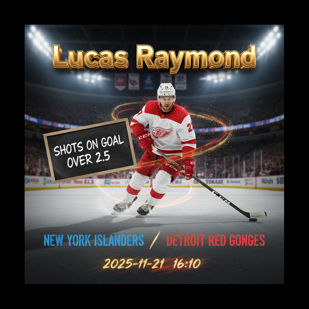 AI-generated detailed analysis visual for Lucas Raymond showing key statistics and insights