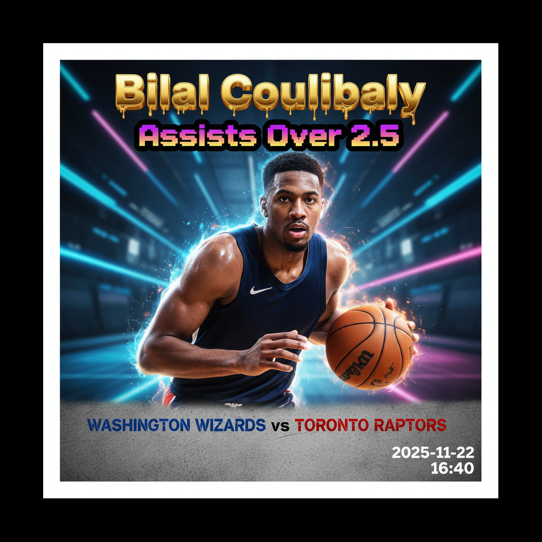 AI-generated detailed analysis visual for Bilal Coulibaly showing key statistics and insights