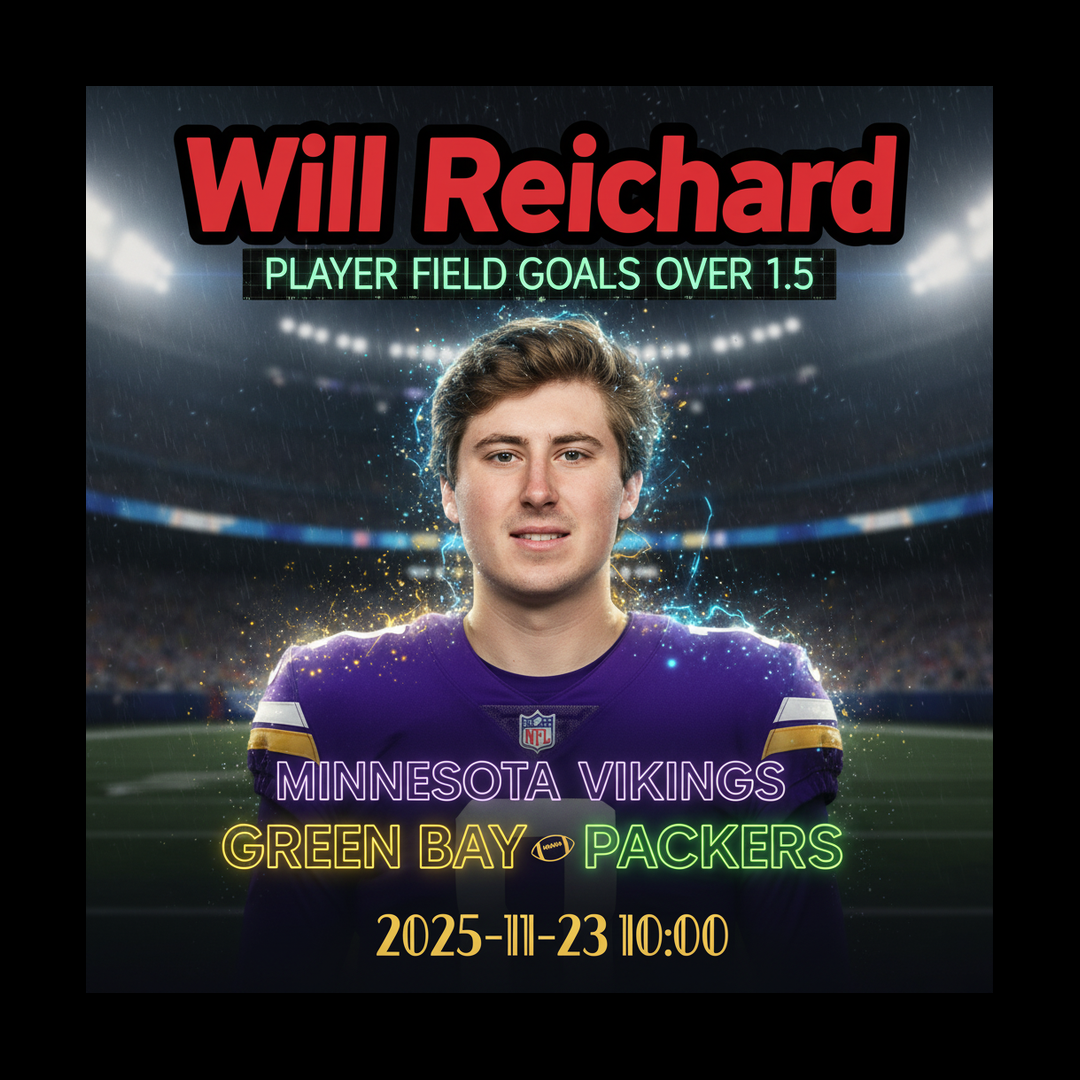 AI-generated detailed analysis visual for Will Reichard showing key statistics and insights